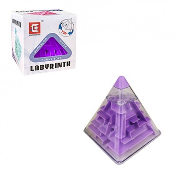 Головоломка Пирамидка лабиринт F-3 пластиковая (Фиолетовый) фото