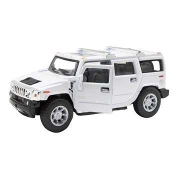 Коллекционная игрушечная машинка HUMMER H2 SUV KT5337W инерционная (Белый) фото