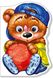 Детская книга "Дружные зверята. Медвежонок" 393019 на укр. языке фото 1 из 5