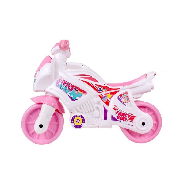 Каталка беговел Мотоцикл розовый для девочки ТехноК 6450TXK  фото