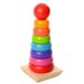 Дитяча розвиваюча іграшка Пірамідка MD 1215 дерев'яна фото 3 з 4