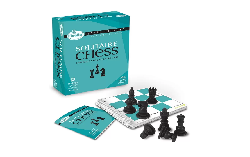 Гра-головоломка Solitaire Chess (Шаховий пасьянс Фітнес для мозком) ThinkFun 83400 фото