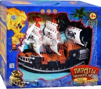Игровой пиратский корабль М 0516 с фигурками фото