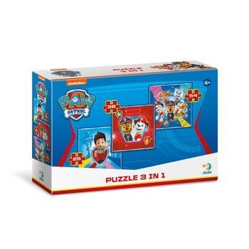 Детские Пазлы 3 в 1 Paw Patrol "Команда готова к приключениям" DoDo 200153 фото