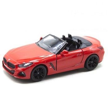 Машинка инерционная "BMW Z4" KT5419W масштаб 1:36 Красный фото