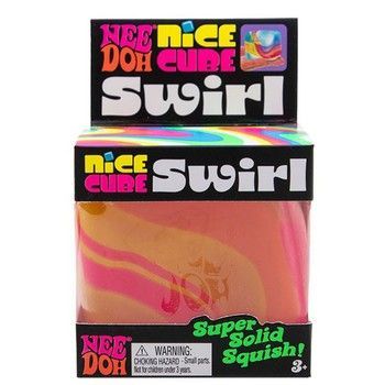 Детская игрушка антистресс "Космический кубик" NeeDoh SWNCBND(Orange) фото