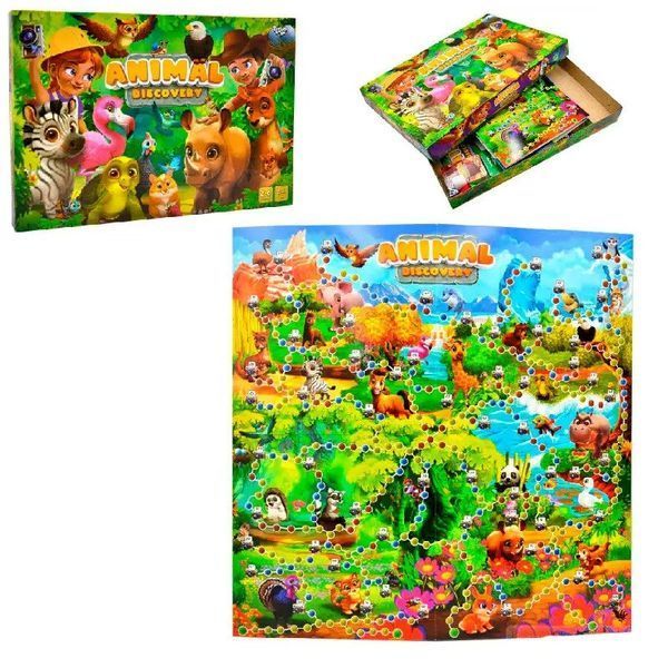 Настольная игра "Animal Discovery" Danko Toys G-AD-01-01U укр фото
