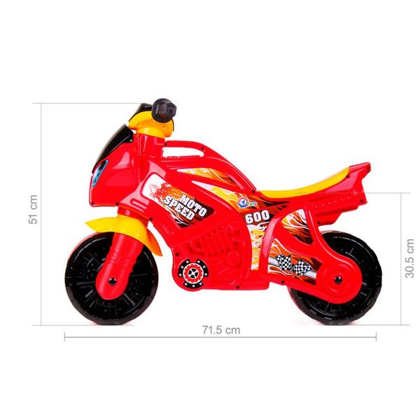 Детский беговел Каталка "Мотоцикл" ТехноК 5118TXK Красный фото