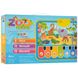 Дитячий ігровий розвиваючий килимок Зоопарк M 3676 на укр. і англ. мовою фото 2 з 3
