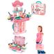 Детская игрушечная кухня в чемодане с посудой и продуктами 008-971A фото 4 из 6