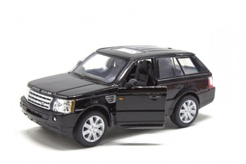 Коллекционная игрушечная машинка Range Rover Sport KT5312 инерционная (Черный) фото