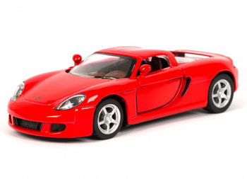 Колекційна машинка Porsche Carrera GT KT5081W інерційна Red фото