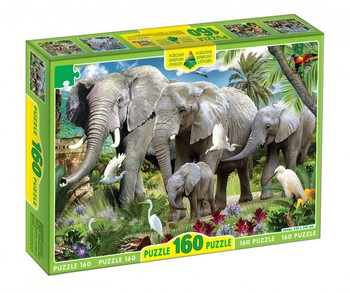 Головоломки "слони" 82968 EG-05 160 елементів фото