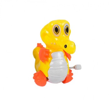 Заводна іграшка 908 "Динозаврик" (Жовтий) фото
