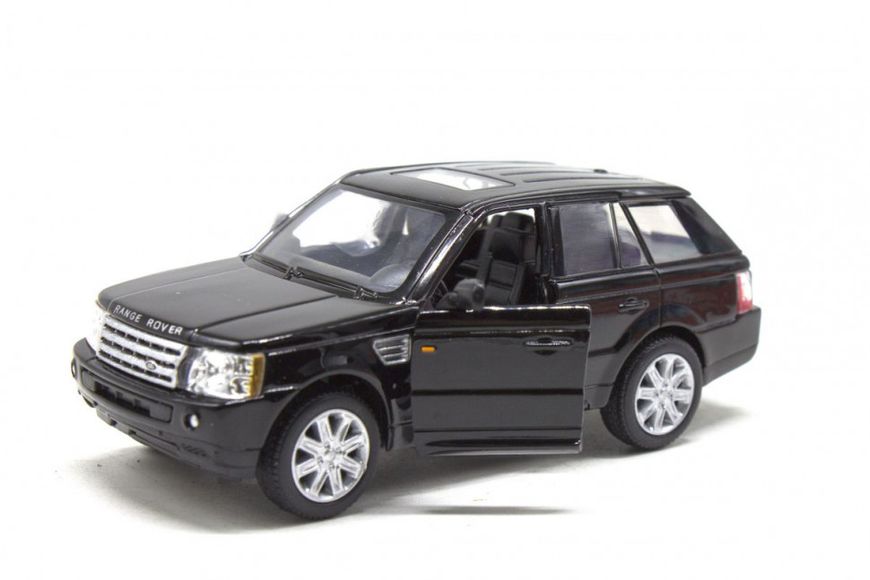 Коллекционная игрушечная машинка Range Rover Sport KT5312 инерционная (Черный) фото