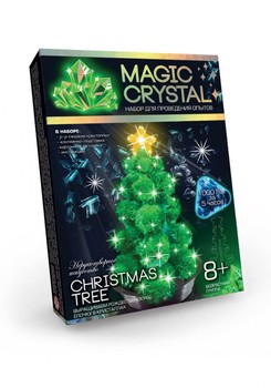 Дитячий набір для проведення дослідів MAGIC CRYSTAL OMC-01 безпечний (Різдвяна зелена ялинка) фото