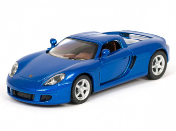 Колекційна машинка Porsche Carrera GT KT5081W інерційна Blue фото