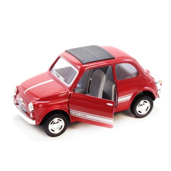 Колекційна іграшкова модель FIAT 500 KT5004W інерційна (Червоний) фото