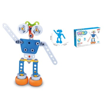 Конструктор детский Build&Play "Робот" HANYE J-7709, 59 элемента фото