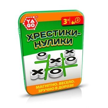 Дорожня гра Хрестики-нулики YAGO 40110 магнітна фото