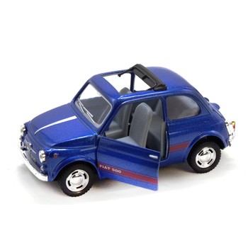 Колекційна іграшкова модель FIAT 500 KT5004W інерційна (Синій) фото