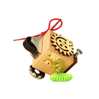 Розвиваюча іграшка Бізікуб "Дорожній" Temple Group TG200139 5х5х5 см фото
