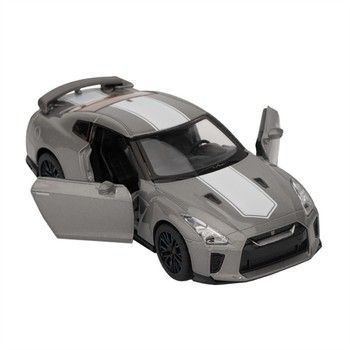 Модель автомобиля "Nissan GT-R (R35)" 68469 масштаб 1:32 свет, звук Серебристый фото