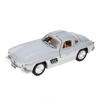 Колекційна іграшкова машина Mercedes-Benz SLS AMG KT5346W Інерційна (срібло) фото