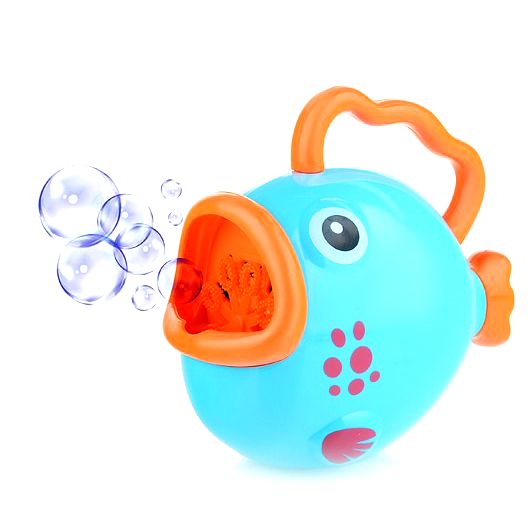 Генератор мильних бульбашок "Рибка" P8808B 9 * 17 * 5 см (Блакитний) фото
