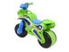 Детский беговел мотоцикл с звуковыми эффектами Полиция зеленый 0139/52 фото 4 из 7
