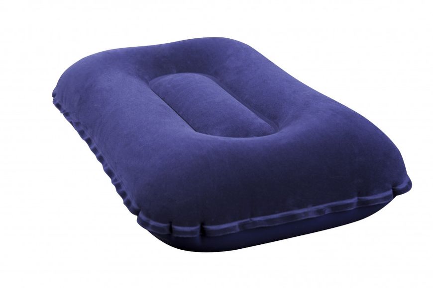 Надувная подушка BW 67121 синий велюр (Синий) фото