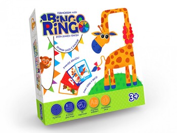 Дитяча настільна гра "Bingo Ringo" рос. мова Danko Toys GBR-01-01 фото