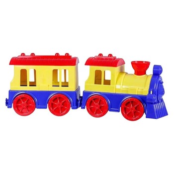 Іграшка дитяча "Поїзд із пасажирським вагончиком" 70651 фото