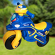 Дитячий беговел мотоцикл із звуковими ефектами Поліція жовто-синій 0139/57 фото 1 з 5