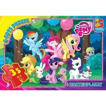 Пазли дитячі "My little PONY" MLP007, 35 елементів фото