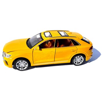 Дитяча металева машинка Audi Q8 Sportback АВТОПРОМ 6615 зі звуком та світлом (Жовтий) фото