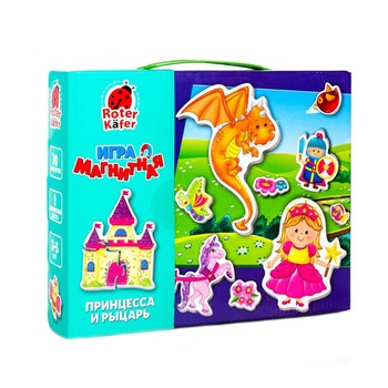 Магнитная игра для детей "Принцесса и рыцарь" RK2060-01 фото