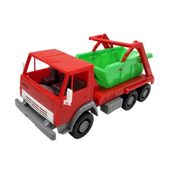 Дитяча іграшка Комунальна машина ORION 600OR з рухомим кузовом (Червоний) фото
