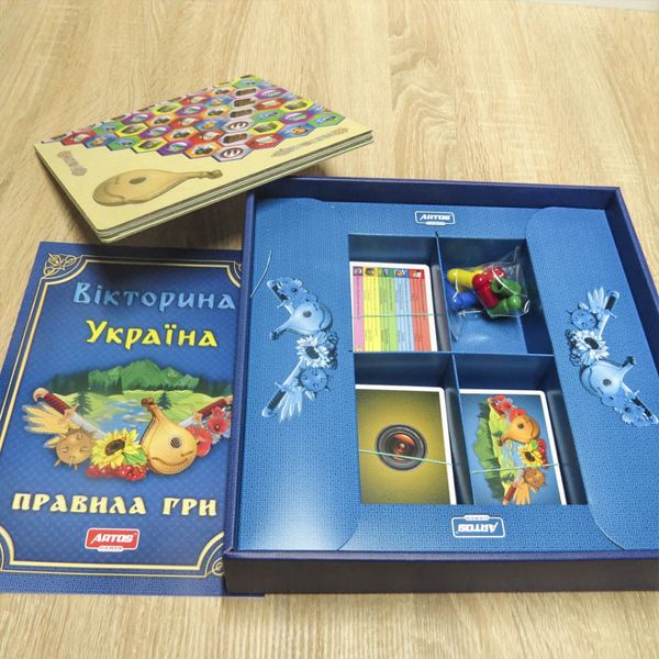 Настільна гра Вікторина Україна, Artos Games фото
