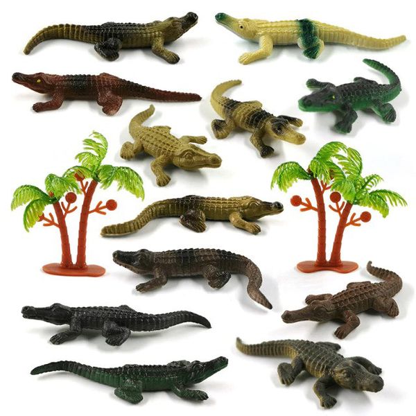 Игровой набор "Фигурки животных" T3014-84 в колбе (Крокодилы) фото