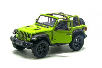 Колекційна іграшкова модель джипа JEEP WRANGLER 5" KT5412WA металевий (Зелений) фото
