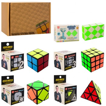Набор головоломок и кубиков Рубика 2X3PS, 8 головоломок в наборе фото