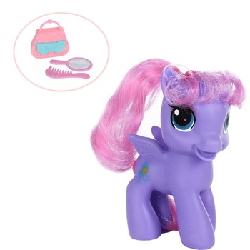 Детская игрушка пони SM2529, 9,5 см, с аксессуарами (Фиолетовый) фото