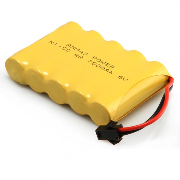 Акумулятор для іграшок на радіокеруванні Ni-Cd 6V 700 mAh фото
