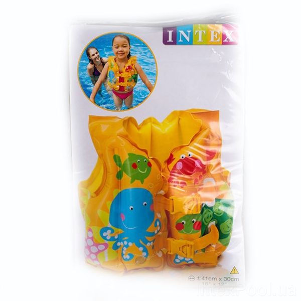 Дитячий надувний жилет для плавання 2-5 років Intex 59661 фото