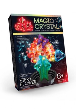 Детский набор для проведения опытов MAGIC CRYSTAL OMC-01 безопасный (Огненный цветок) фото