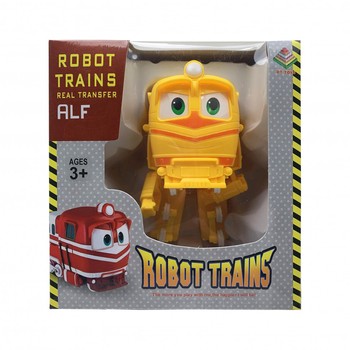 Игрушка Трансформер DT-005 Robot Trains (Желтый Альф) фото