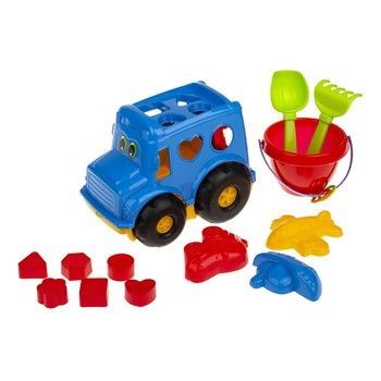 Сортер-автобус "Бусик" №3 Colorplast 0268 Синий фото