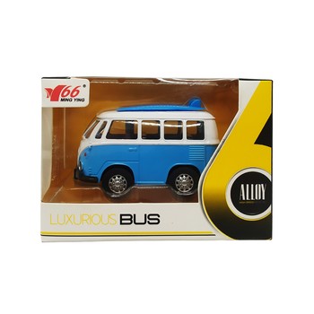 Дитячий металевий Автобус Bambi MY66-Q1215 інерційний (Блакитний) фото