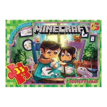Пазли дитячі "Minecraft" Майнкрафт MC777, 35 елементів фото